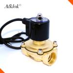 Electric Underwater Solenoid Valve Stainless Steel Brass 2A 1 1/2" 230V AC