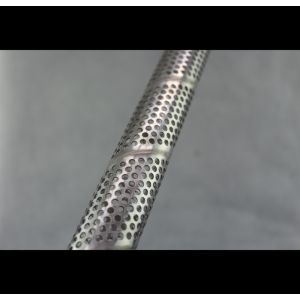 Round Hole Patter Perforated Steel Pipe For Petrol Textile Powder Coating