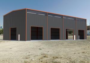 China Metal QHHK Q235 Q345 Frame Warehouse Shed Construction factory