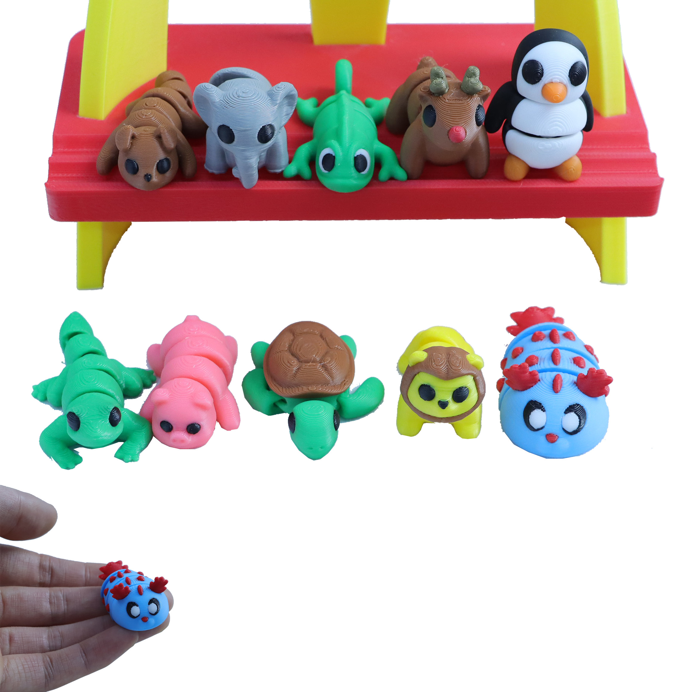 3D Printing Of Various Cute Animal Accessories, Providing Customized Printing Services