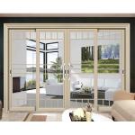10 Layers Aluminum Stacking Double Glazed Lift And Double Tempered Glass Lift