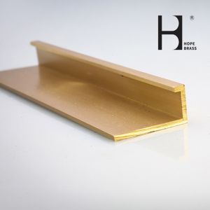 China Chrome Plating Surface Brass L Profile on sale