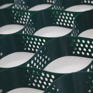 China Cellular Confinement System Reinforced Soil Slope Stabilizer Gravel Grid HDPE Geocell 445mm factory