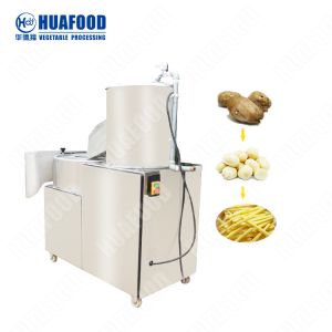 China Huafood hmq300 elektrische aardappelschiller potato peeling machine used