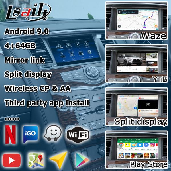 Nissan Patrol Y62 2010-2016 touch screen upgrade with android auto carplay