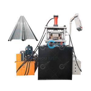 China Steel Thickness 0.8mm Difference Embossing Shutter Rolling Door Profile Roll Forming Machine factory