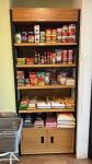 Customized Color Supermarket Display Racks Metal Heavy Duty 4 Post Shelves