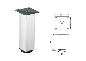 China Luxury Replacement Furniture Legs , Chrome Furniture Legs Prevention Of Scratch factory