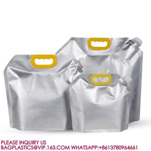 China Food Packaging Bag Aluminum Foil Liquid Spout Pouch Stand Up Pouch With Spout For Liquid factory