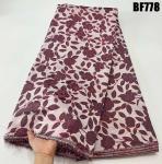 Supoo 2023 Accra Jacquard Fabric Sustainable Brocade Satin Fabric for Wedding