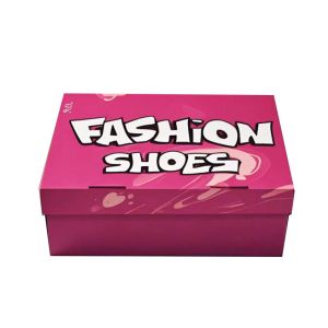 Custom Corrugated Cardboard Shoe Boxes With Logo Packaging Shipping Boxes Matte