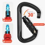 OEM Accepting 30KN Heavy Duty Carabiner Snap Hook for Mountain Climbing in Heavy