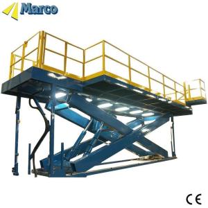 China Marco Twin Scissor Lift Table with Guardrail factory