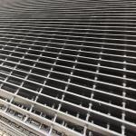 Industrial Walkway Heavy Duty Steel Grating Press Locked Untreated Galvanized