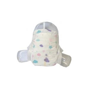 China Nonwoven Topsheet FabricS Shape Velcro Tape Dry Baby Diapers factory