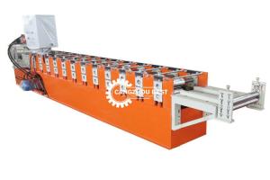 China Hydraulic Cut Siemens PLC System 0.6mm Shutter Door Forming Machine factory