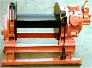 China Durable Diesel Engine Winch Conveying Hoisting Machine For Mining factory