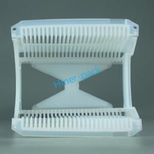 China Customized 150mm White Wafer Cassette Box Packing Material ESD Protection factory
