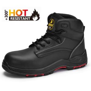 China ASTM Men'S Waterproof Composite Toe Work Boots Ultra Lightweight Composite Safety Boots factory
