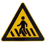Best Price Pay Attention To Pedestrians Warning traffic Sign and Symbols