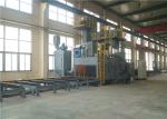 8pcs Turbine Roller Conveyor Blast Machine For Steel Plate / Structure / Profile
