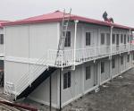 50/75mm Rockwool Sandwich Panel Walls Trailer Container House