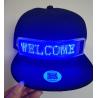 Buy cheap send message by phone bluetooth LED message cap rechargeable Fashion LED rolling from wholesalers