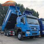 40 Ton Used Sinotruk Dump Truck , Sand Stone Mining Howo 6x4 Tipper Truck 10
