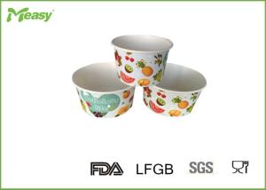 China 10oz / 5oz Various Sizes Ice Cream Paper Cups For dessert , multiple color factory