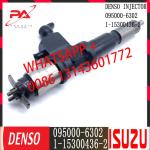 DENSO Diesel Common Rail Injector 095000-6302 For ISUZU 1-15300436-2