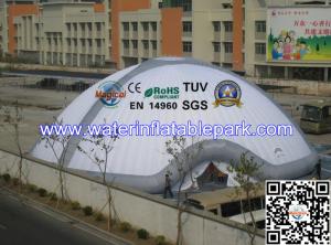 China Giant Inflatable Tent 18m diameter , White Inflatable Dome Hire For Events factory