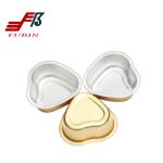 Heart Shape 100ml Aluminum Foil Baking Tray Cupcake Container
