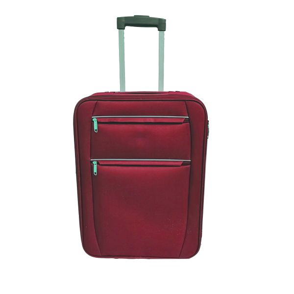 China Two Wheels 170T ODM Wine 600D EVA Trolley Suitcase factory