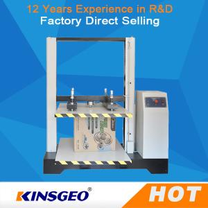 China 220V/50Hz 550KG Paper Box Compression Testing Machine with LCD Display factory