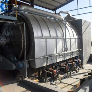 China 15 ton 20 ton Scrap Rubber Pyrolysis Production Line For Making fuel Oil factory