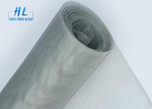 China UV Resistant Fiberglass Mosquito Mesh Rolls Plain Weave 18*16 / 20*20 Water Permeable Mesh factory