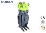 Two Cylinders Hydraulic Log Grapple , Sunward SWE60 SWE70 Rotating Grapple For