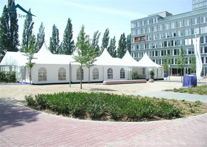 Fireproof Canvas Aluminium Frame Tents 15m * 20m With Wooden Flooring