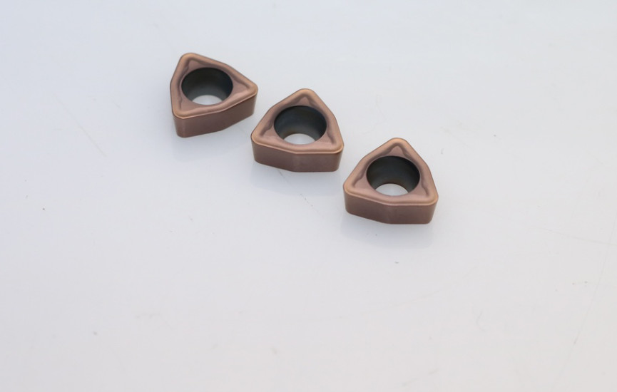 WCMX030208FN Cnc Turning Tools Inserts , Tungsten Indexable Inserts Used In Cnc Tooling