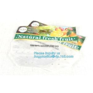 resealable stand up pouch slider zipper fresh fruit/vegetable protection