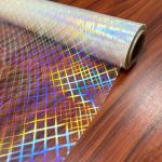 Transparent Holographic Plastic Film Moisture Proof For Gift / Craft Packaging