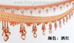 Handmade fashionable chain beads lace tassels fringes for curtain/sofa/pillow