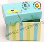 Disposable 300G White Hard Cardboard Picnic Lunch Food Packaging Boxes