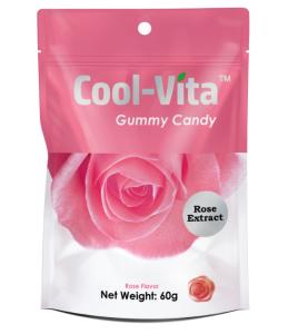 China Flower Shaped Adult Gummy Candy Skin Improving Soft Jelly Candy With Rose Extract factory