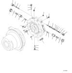 21N-60-34100 21N6034100 For Komatsu PC1250-8 1250SP-8 Excavator Hydraulic Drive
