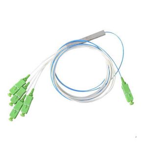 Mini Coupler 2 X 8 SC / APC Fiber Optic Cable Splitter WDM 1.5M For FTTH Box