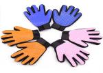 Durable Glitter Pet Grooming Glove Flexible Design OEM / ODM Service