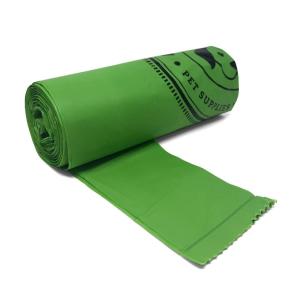 China wholesale custom 100% biodegradable pet doggy poo bag dog waste bags with dispenser factory