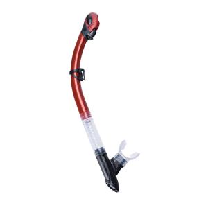 China Dry Snorkels Scuba Diving Tube with 100% Silicone Mouthpiece factory