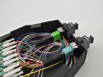 MTP Module Cassette FTTH Fiber Optic Patch Panel APC UPC 12 / 24 Core